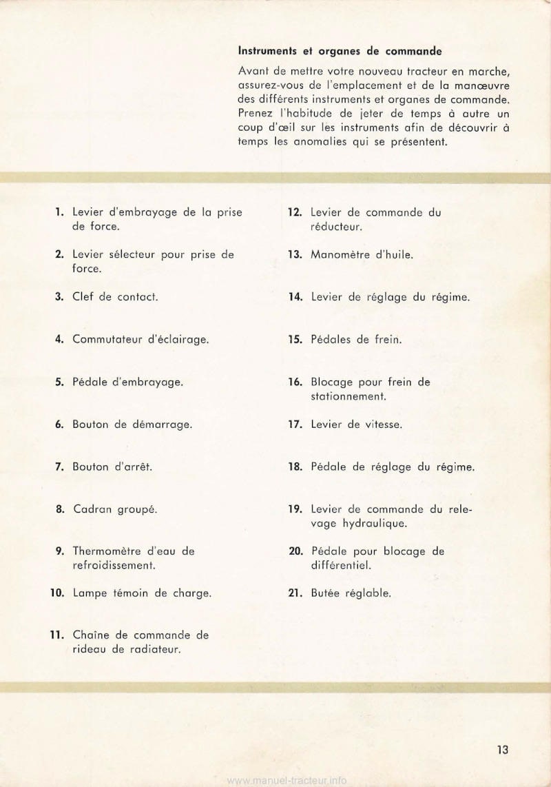Cinquième page du Manuel instructions tracteur Volvo BM 350
