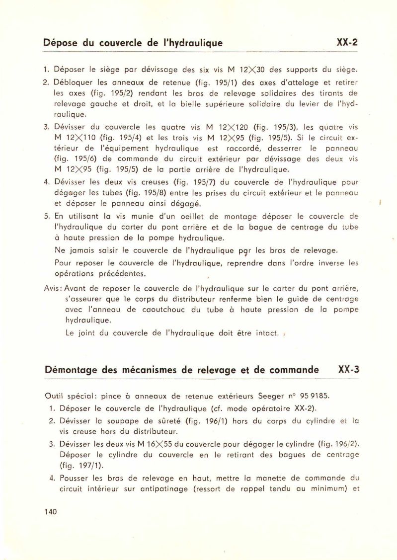 9ème page du Manuel réparation Zetor 2011 3011 4011