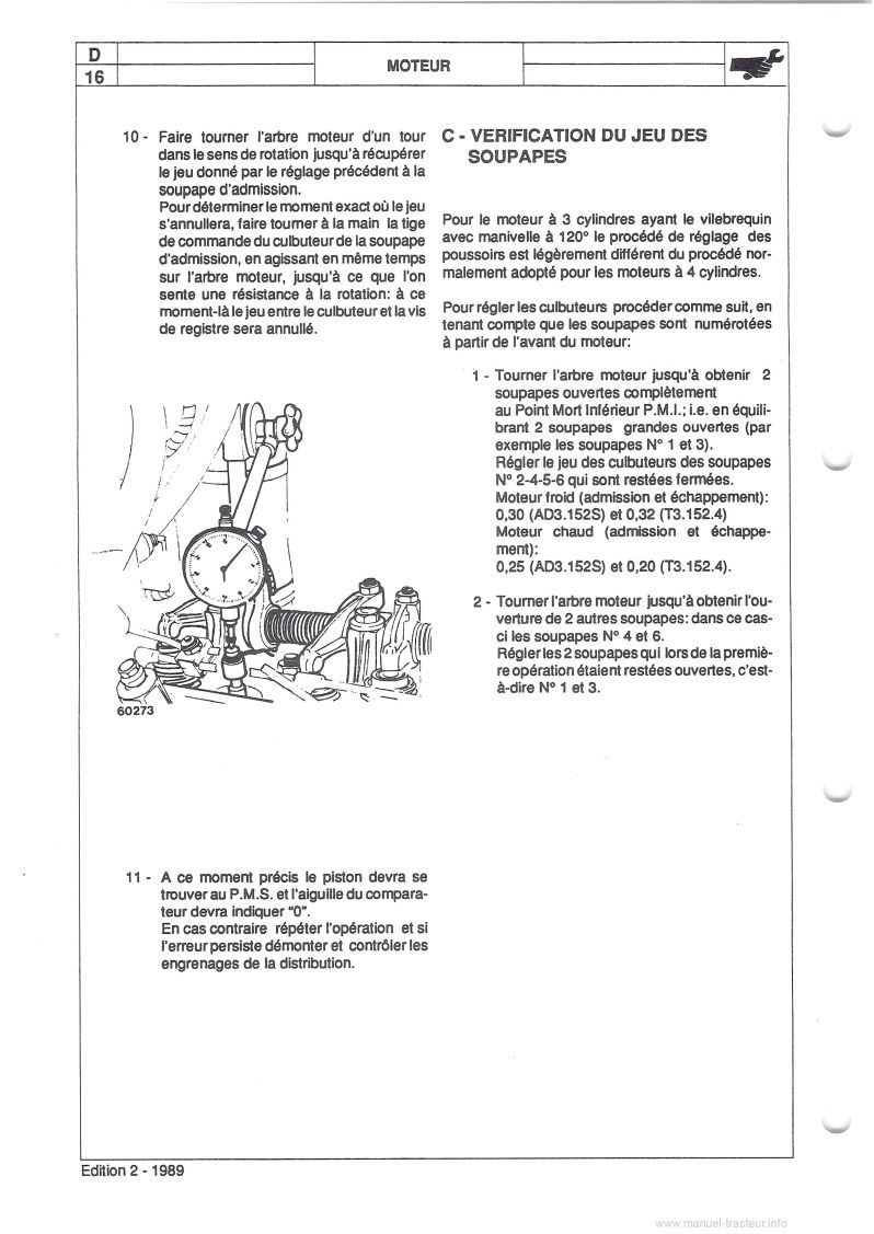 Huitième page du Manuel Atelier tracteur LANDINI Blizzard 50 60 65 75 85 95 et 9080