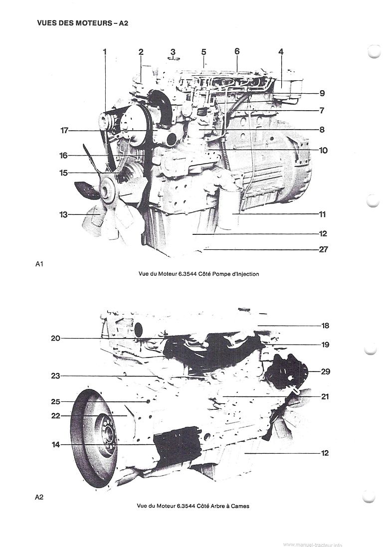 Cinquième page du Manuel de réparation Moteurs Perkins T6.3544, 6.3544 et 6.3724