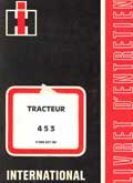 Livret d'entretien tracteur ih international 453