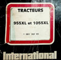 livret d'entretien tracteur international IH 955XL 1055XL