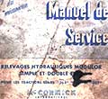 Manuel de service tracteurs Mc Cormick International 265, 267 et 237 - Relevages hydrauliques MODULOR simple et double effet