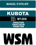 Manuel atelier tracteur Kubota M128X