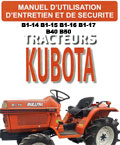 Manuel entretien Kubota B1-14 B1-15 B1-16 B1-17 B40 B50