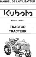 Revue technique et Manuel utilisateur tracteurs Kubota B6200 B7200