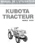 Manuel utilisateur tracteur kubota b 4200