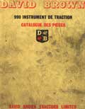 Catalogue des pièces détachées tracteur david brown 990