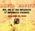 Catalogue de pièces détachées David Brown 950 880 850