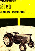 tracteur John Deere 2120 - livret d'entretien