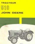 tracteur John Deere 510 - livret d'entretien