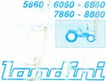 notice d'entretien tracteur Landini 5860, 6060, 6860, 7860, 8860