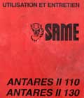 Livret entretien Same Antares II 110 130