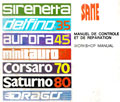 Manuel de contrôle et de réparation tracteurs Same Sirenetta, Delfino 35, Aurora 45, Minitauro 60, Corsaro 70, Saturno 80, Drago