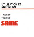 Manuel entretien et utilisation tracteurs Same Tiger 60 70