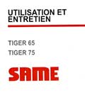 Manuel entretien et utilisation tracteurs Same Tiger 65 75