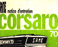 Notice d'entretien tracteur Same Corsaro 70