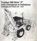 Catalogue pièces chargeuse pelleteuse CASE 580F