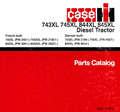 Catalogue de pièces détachées tracteurs International IH case 743XL 745XL 745AXL 844XL 845XL 845AXL