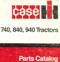 livret d'entretien tracteur Case IH 740 840 940