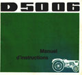 Manuel d'instruction tracteur Deutz D5006