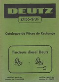 Catalogue de pièces détachées tracteur deutz 25