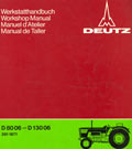 manuel atelier tracteur deutz 8006 13006