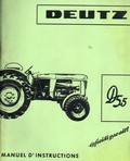 Manuel d'instructions tracteur Deutz D 55