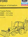 Manuel utilisation tracto pelle Ford 555D 655D