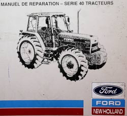 Manuel atelier tracteur Ford 5640 6640 7740 7840 8240 8340