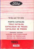 catalogue de pièces détachées tracteur ford major