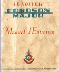 manuel entretien tracteur Fordson Major