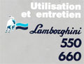 Livret d'entretien tracteurs Lamborghini 550 650