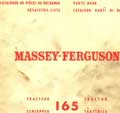 Catalogue de pièces détachées tracteur Massey Ferguson 165