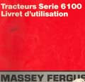 Livret utilisation tracteur massey ferguson MF 6110 6120 6130 6140 6150 6160 6170 6180