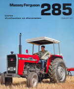 tracteur Massey Ferguson 285 livret d'entretien