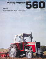 massey ferguson 560  livret d'entretien