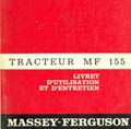 tracteur massey ferguson 155 livret d'entretien