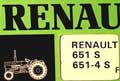 guide entretien tracteur Renault 651s 651-4s