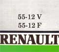 livret d'entretien tracteur Renault 55-12VF