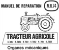 Manuel réparation Renault MR74 E30 R3051 D35 R7050 D30 R7051 D22 R7052 5D R7054 Super 7 7D R7055