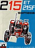 Guide d'usage et d'entretien tracteurs Fiat Someca 215 215F