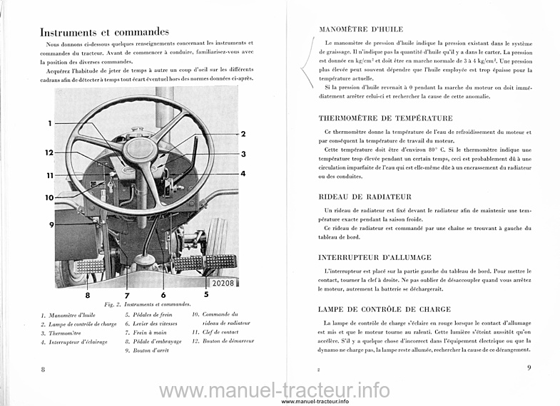 Dernière page de l'aperçu du Manuel d'instructions tracteur Bolinder BM 230