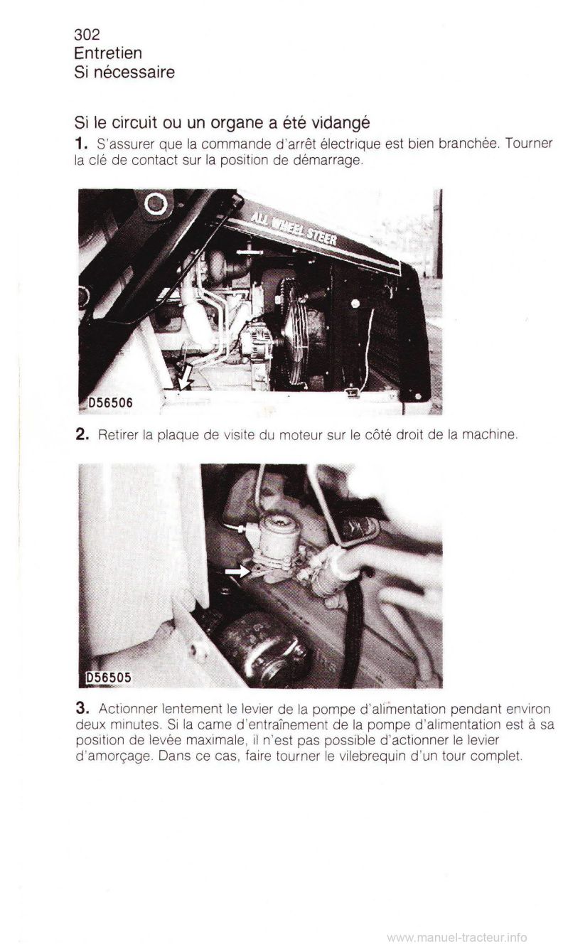 Cinquième page du Livret entretien chargeuses pelleteuses Caterpillar 416C 426C 428C 436C 438C