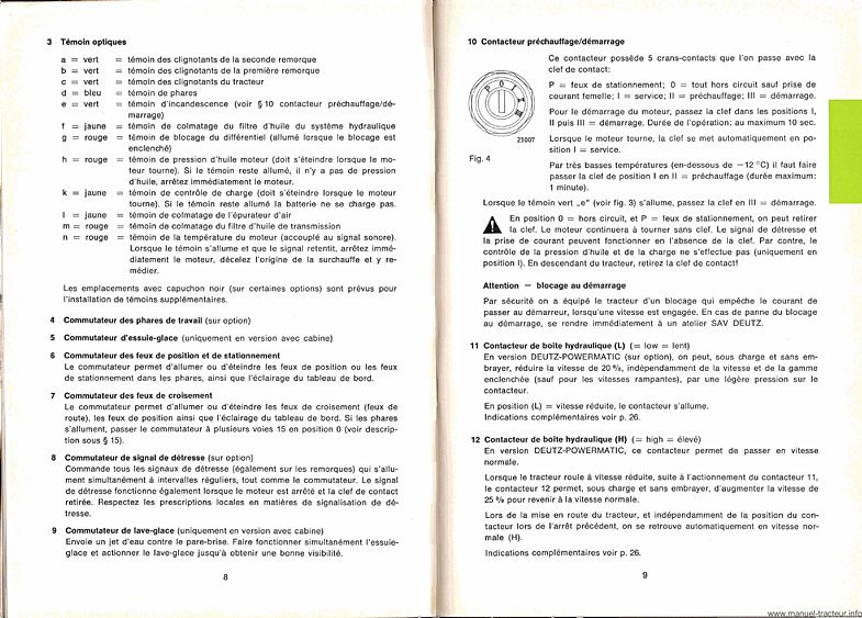 Sixième page du Manuel Instruction DEUTZ DX 140 160