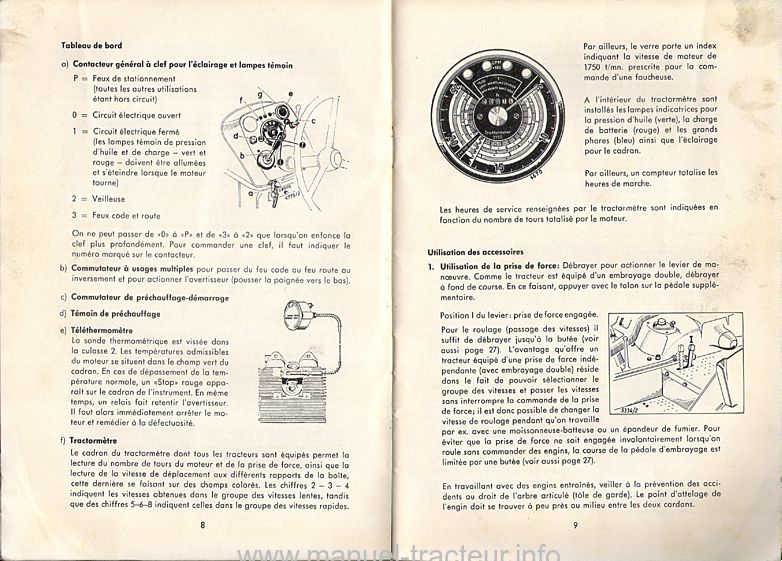 Sixième page du Manuel instructions DEUTZ D 40 L type 40.2