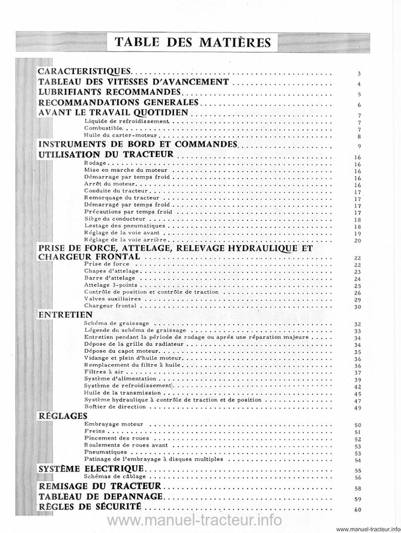 Extrait du guide de réparation - Livret d'entretien IH 453
