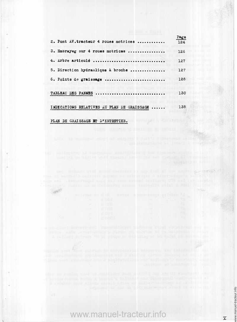 Dernière page de l'aperçu du Livret d'instructions Fendt Farmer 104 105 106 S