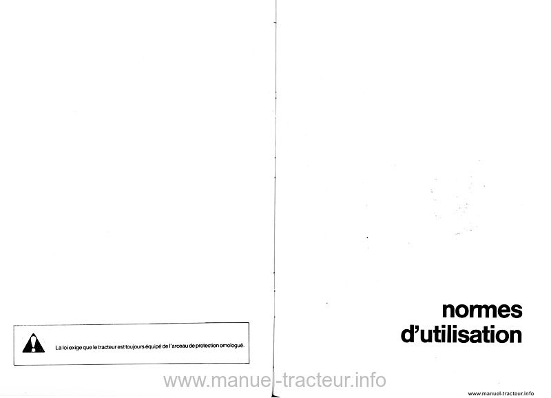 Extrait du guide de réparation - Notice d'utilisation et d'entretien R 583 et 583 DT