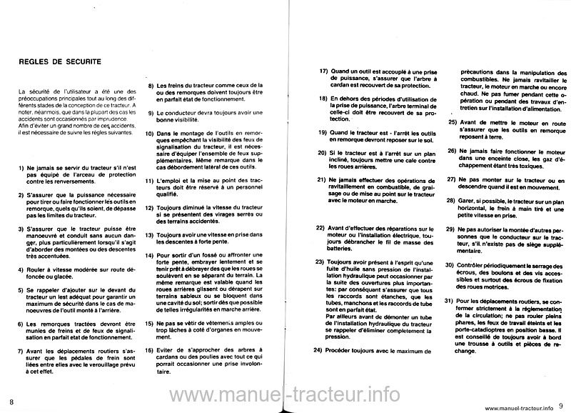 Dernière page de l'aperçu du Notice d'utilisation et d'entretien R 583 et 583 DT